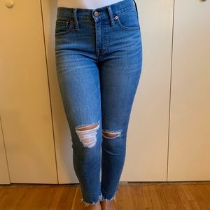 Madewell 9” High-Rise Skinny Jeans